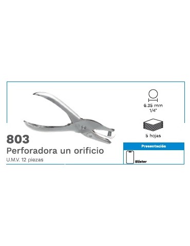 PERFORADORA BARRILITO ORIFICIO 1/4 MOD.0803     X/24