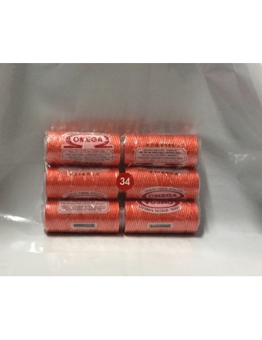 HILO NYLON OMEGA  34 MATIZADO NARANJA