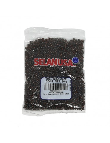CHAQUIRA SELANUSA 11/0 CAFE 50GRS PZA X/20