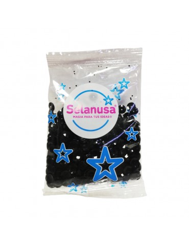 LENTEJUELA SELANUSA NEGRO 116-M BOLSITA 20GRS        X/25