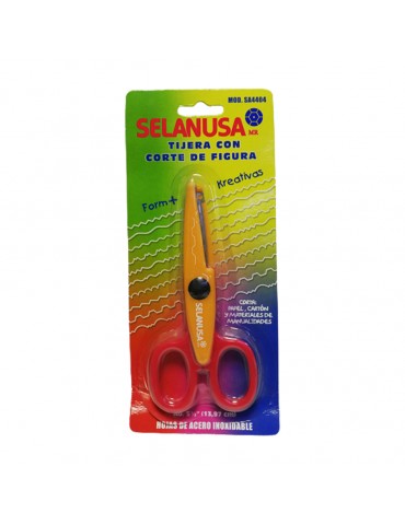 TIJERA DE FIGURA SEDERIA V-ZIPPER BLC/1PZ