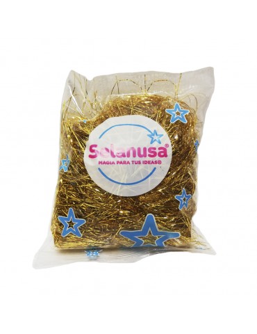 PELO DE ANGEL SELANUSA METALICO ORO 20GRS