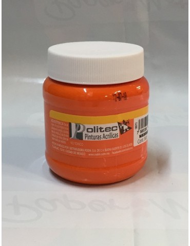 PINTURA POLITEC ACRILICA NARANJA 308 250ML  X/12