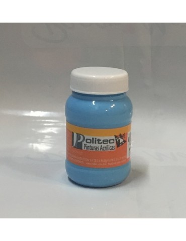 PINTURA POLITEC ACRILICA AZUL PASTEL 316 100ML  X/36