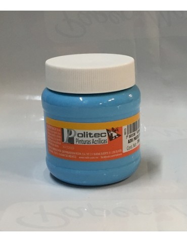 Pintura Acrílica Azul Pastel Politec 250 ml