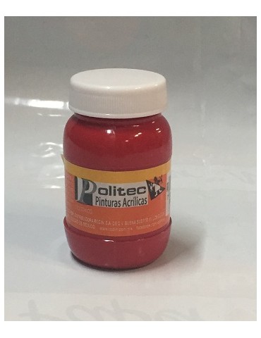 PINTURA POLITEC ACRILICA CARMIN 319 100ML  X/36