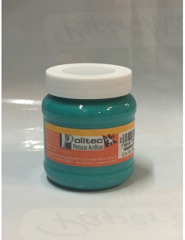 PINTURA POLITEC ACRILICA TURQUESA 324 250ML  X/12