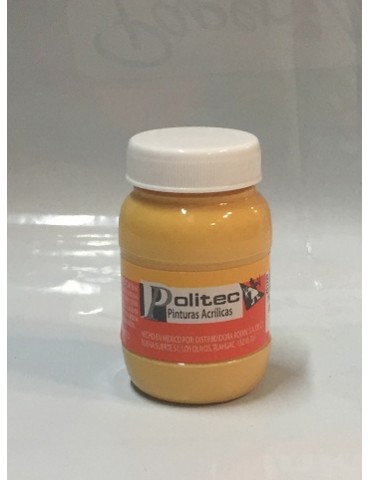 PINTURA POLITEC ACRILICA AMARILLO CLARO 327 100ML  X/36