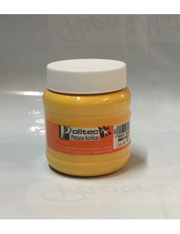 PINTURA POLITEC ACRILICA AMARILLO CLARO 327 250ML  X/12
