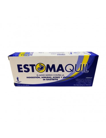 ESTOMAQUIL POLVO C/20 SOBRES 3 GRS.     X/200