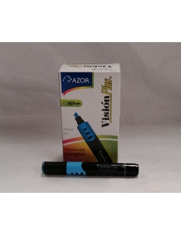 MARCATEXTO VISION PLUS AZUL C/12PZ     X/12