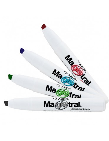 MARCADOR MAGISTRAL P/PIZARRON SURTIDO C/4PZ 8354 X/50