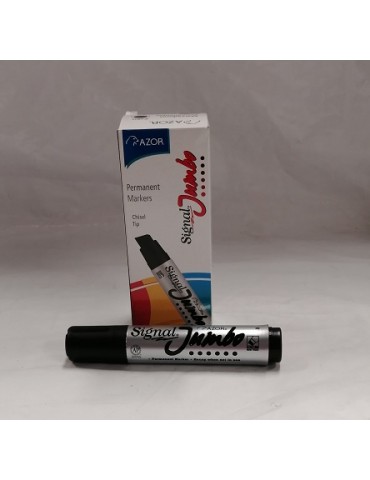 MARCADOR SIGNAL JUMBO NEGRO C/4PZ       X/9