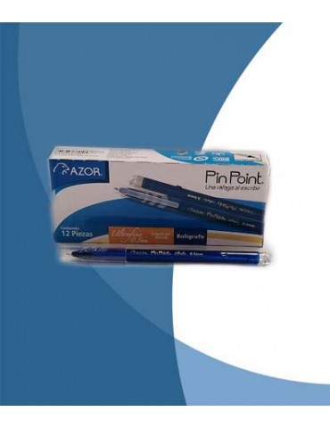 BOL. AZOR ULTRAFINO 0.5MM AZUL C/12 6840       X/30