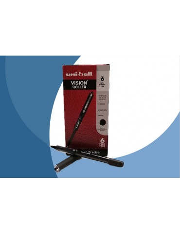 BOL. AZOR ROLLER VISION NEGRO ULTRAFINO C/6PZ         X/20
