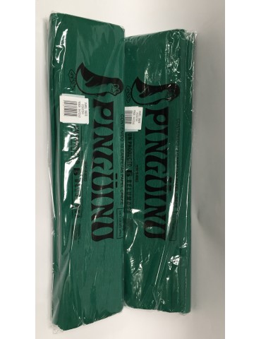 PAPEL CREPE PINGUINO VERDE NAVIDAD C/10     X/25