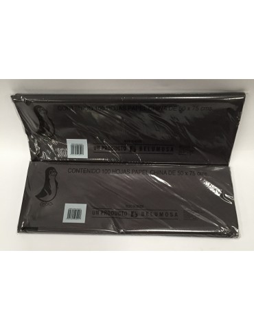 PAPEL CHINA NEGRO C/100     X/10