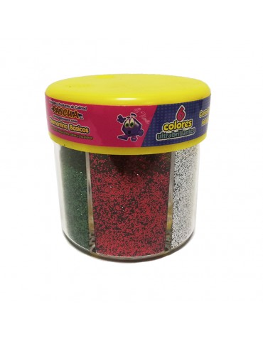 DIAMANTINA PASCUA FRASCO C/6COL 60GRS      X/36 O X/72
