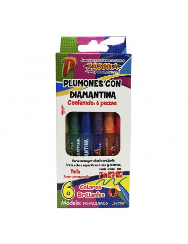 PLUMONES C/DIAMANTINA PASCUA C/6PZ      X/12