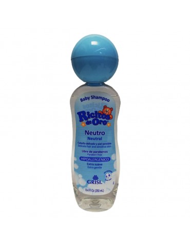 SHAMPOO GRISI RICITOS DE ORO NEUTRO 250ML         X/24