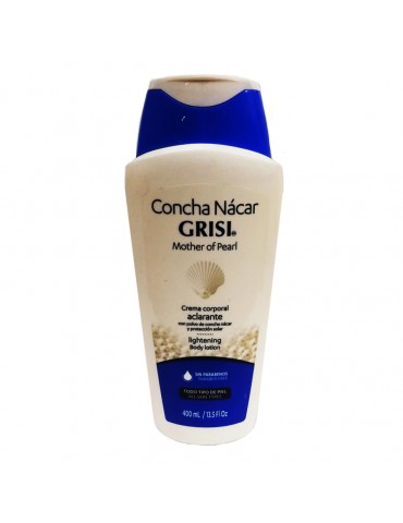 CREMA GRISI CONCHA NACAR 400ML     X/12