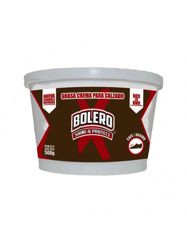 CREMA GRASA BOLERO 2-1 CAFE 500GRS       X/12