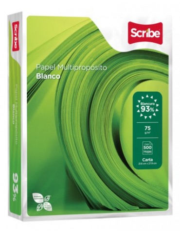 HOJA CARTA SCRIBE MULTIPROPOSITO C/500HJS       X/10