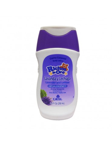 CREMA CORPORAL RICITOS LAVANDA/LECHUGA 250ML     X/12