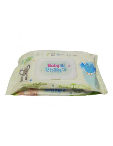 TOALLAS HUMEDAS CHIKYS C/80     X/24