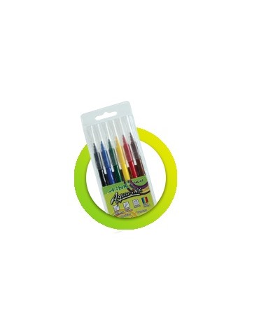PLUMONES AQUA-INK BLISTER C/6Pz APAD-6E          X/480