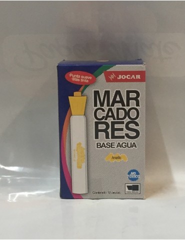 MARCADOR JOCAR AMARILLO C/12PZ     X/48
