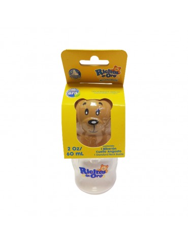 BIBERON GRISI RICITOS DE ORO 2OZ       X/6