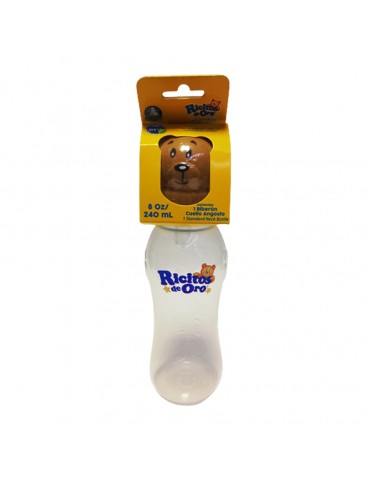 BIBERON GRISI RICITOS DE ORO 8OZ       X/6