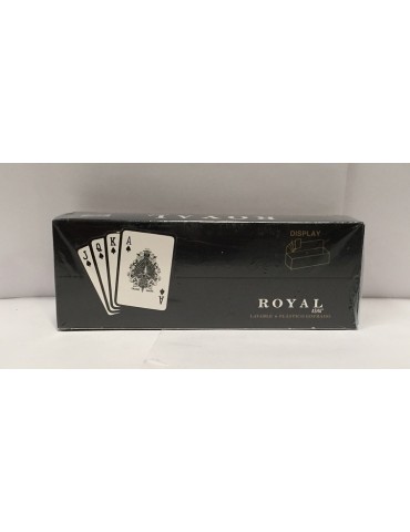 NAIPE POKER ROYAL ASHA NEGRO C/12PZ BPRG      X/10