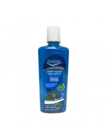 JABON LIQUIDO SANAX ESENCIAS MARINAS 500ML       X/12
