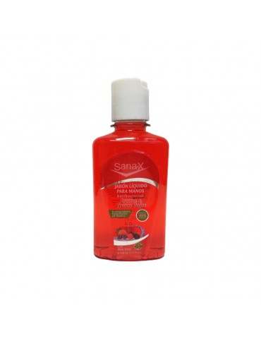 JABON LIQUIDO SANAX FRUTOS ROJOS 230ML       X/18