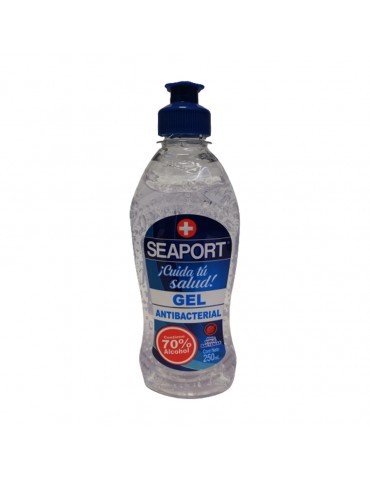GEL ANTIBACTERIAL SEAPORT 250ML      X/12