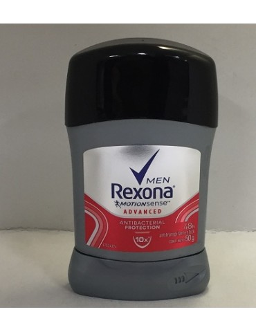 DESOD.REXONA STICK ANTIBACTERIAL PROT.MEN 50GR         X/12