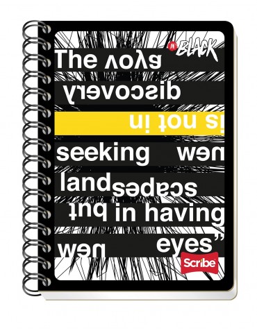 CUADERNO SCRIBE FRAN. BLACKS 9260     X/36