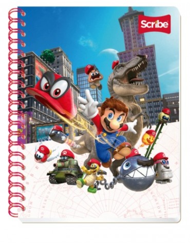 CUADERNO SCRIBE POCKET MARIO BROS 0450     X/18