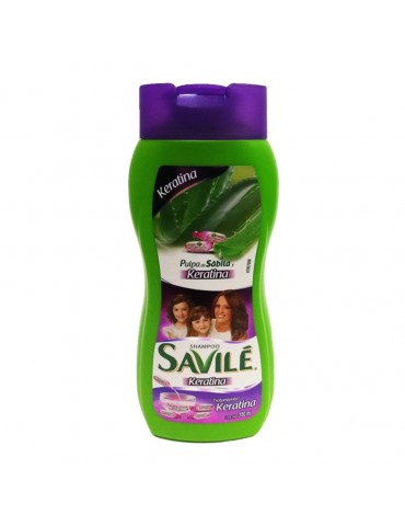 SHAMPOO SAVILE C.CAIDA KERATINA 180ML     X/12