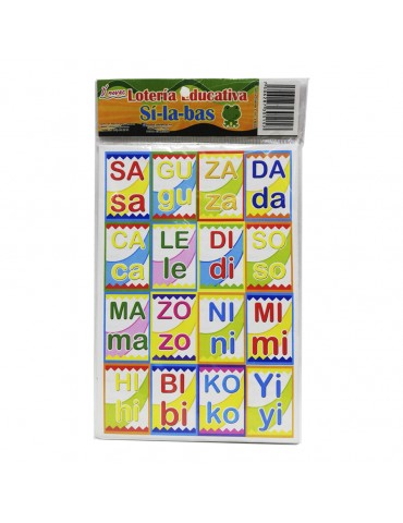 LOTERIA DNOVAC SILABAS LR002    X/100