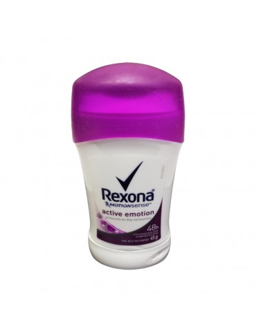 DESOD.REXONA STICK ACTIVE EMOTION 45GR         X/12