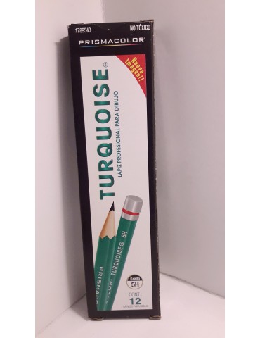 LAPIZ TURQUOISE BEROL 5H C/12PZ       X/24