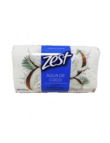 JABON ZEST AGUA DE COCO 150GR      X/72