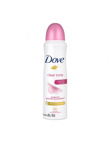 DESOD. DOVE AEROSOL CLEARTONE 150ML       X/12