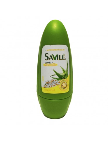 DESOD. SAVILE ROLL-ON SABILA MANZANILLA 45ML      X/12