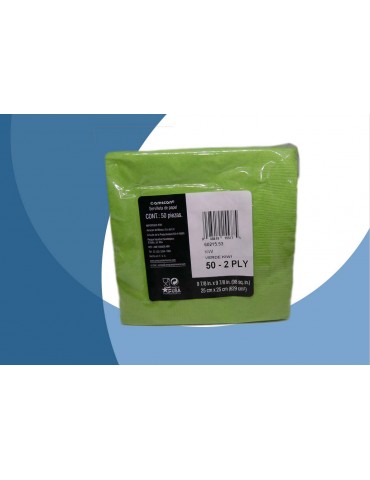 SERVILLETA COCTEL AMSCAN VERDE KIWI C/50PZ 7102