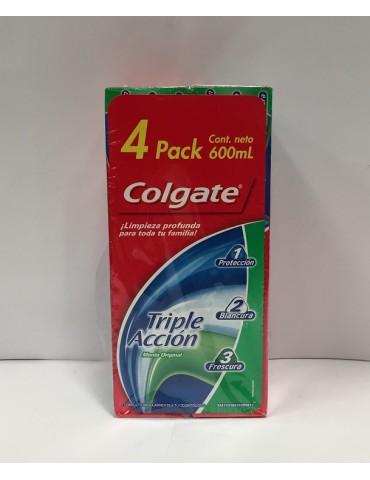 PASTA COLGATE TRIPLE ACCION 150ML      X/72 O X/36