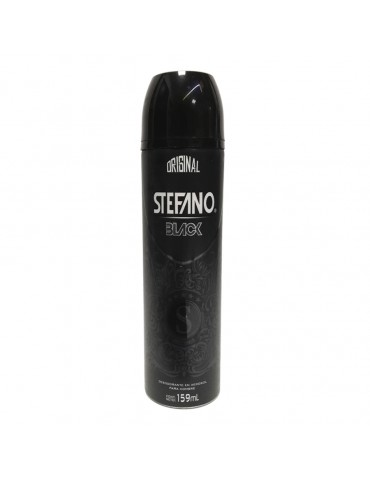 DESOD.STEFANO AEROSOL BLACK 125GRS      X/12